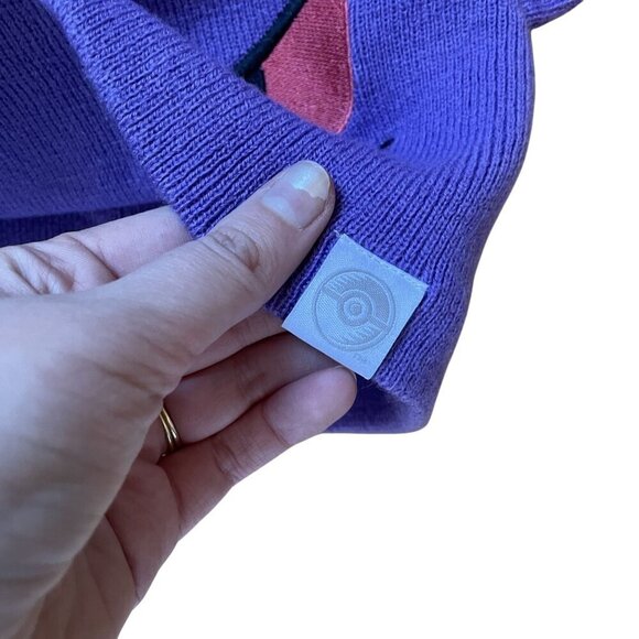 Pokemon Gengar hat purple ears warm comfortable beanie Pokemon Go trainer gear - Picture 4 of 4